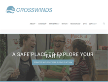 Tablet Screenshot of crosswindsonline.org